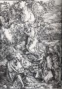 Albrecht Durer Agony in the Garden oil